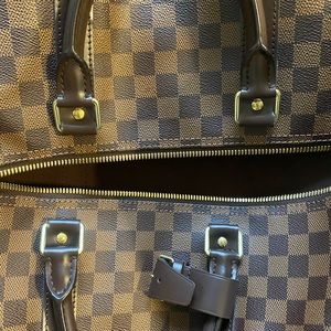 LV Damien Ebene weekend bag